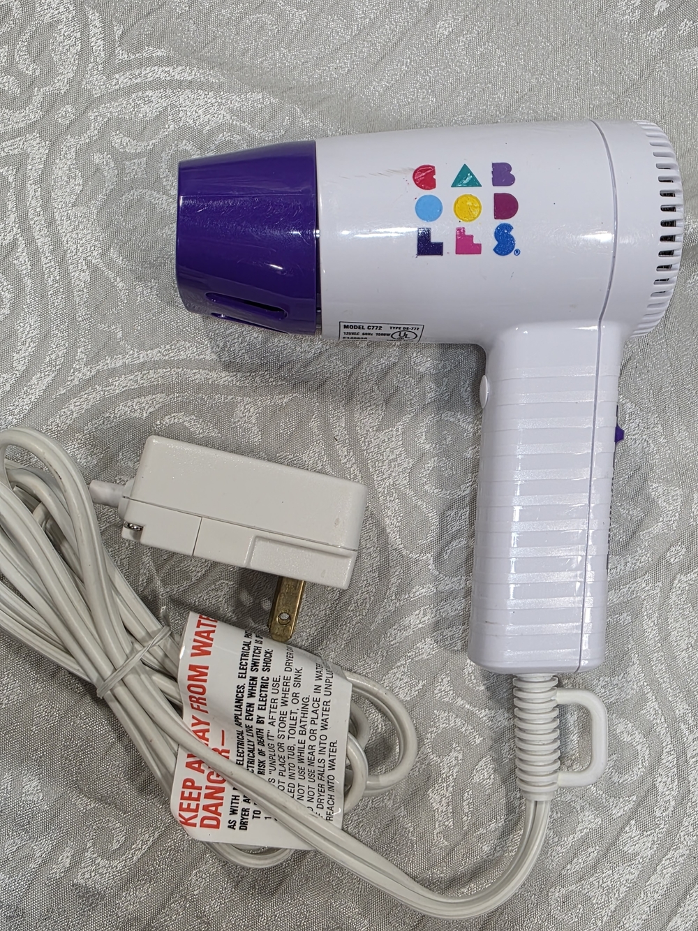 Vintage Caboodles Travel Hair Dryer